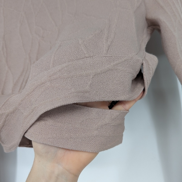 Jonathan Simkhai | Spill Intarsia Knit Textured Cropped Criss Cross Swea… - Picture 10 of 12